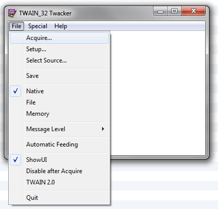 source check using twacker